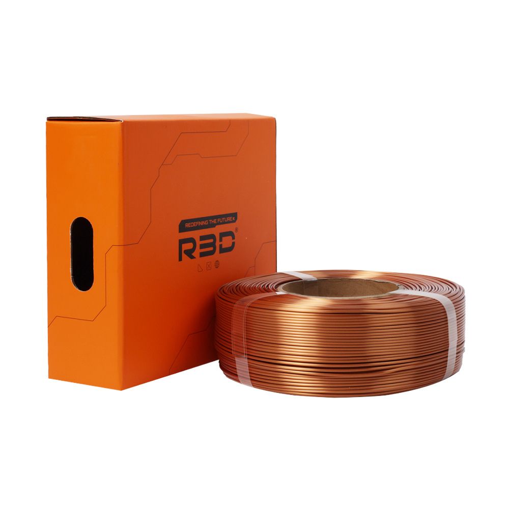 R3D - PLA High-speed - Cuivre Soie (Silk Copper) - 1,75 mm - 1 kg Refill