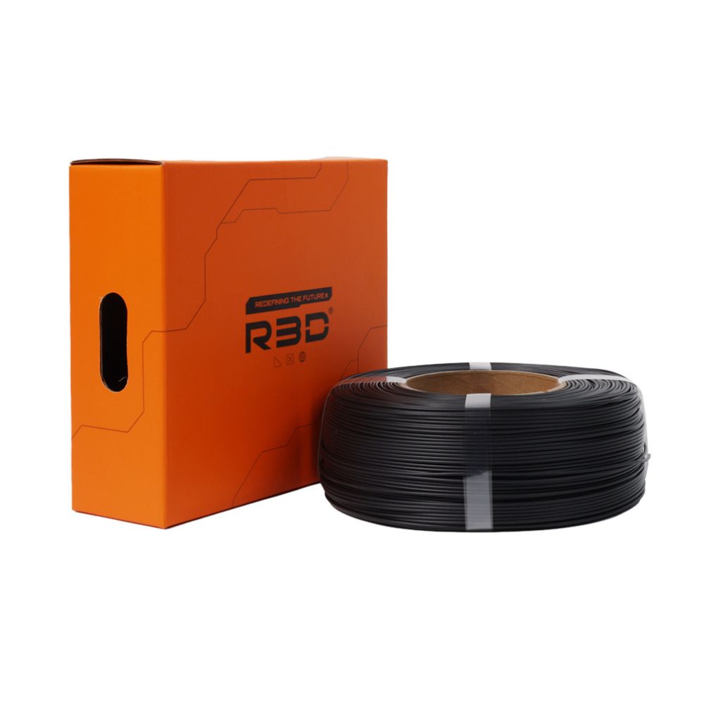 R3D - PLA High-speed - Noir Mat (Matte Black) - 1,75 mm - 1 kg Refill