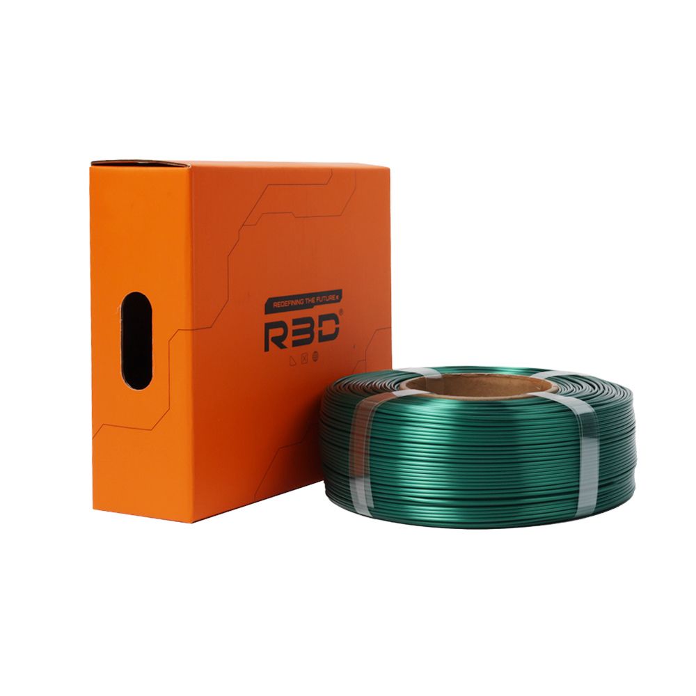 R3D - PLA High-speed - Vert Soie (Silk Green) - 1,75 mm - 1 kg Refill