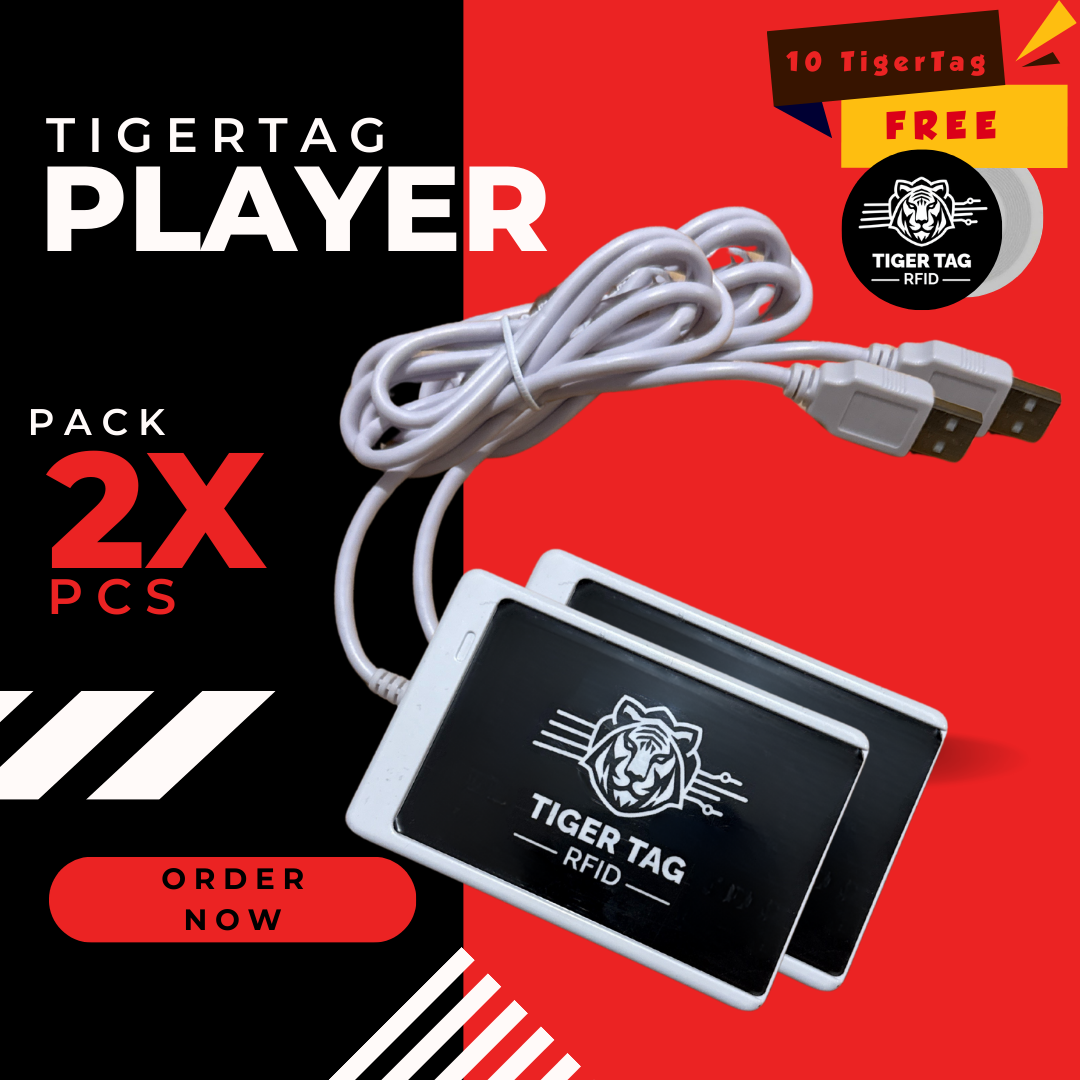 TigerTag Player Bundle 2pcs