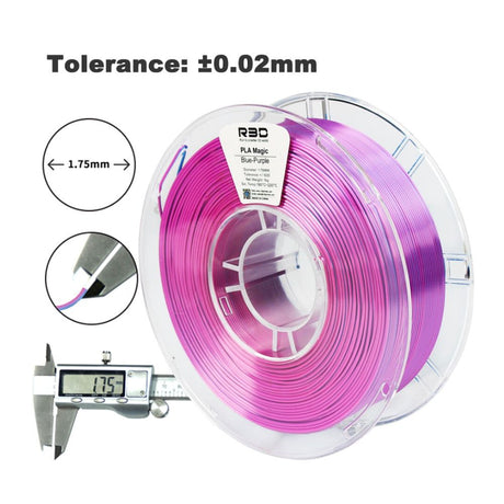 R3D - PLA Magic Silk - Violet & bleu (purple-blue) - 1,75 mm - 1 kg