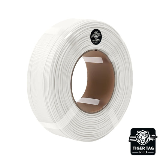 R3D - PETG Matte - Blanc (White) - 1,75 mm - 1 kg Refill avec RFID TigerTag