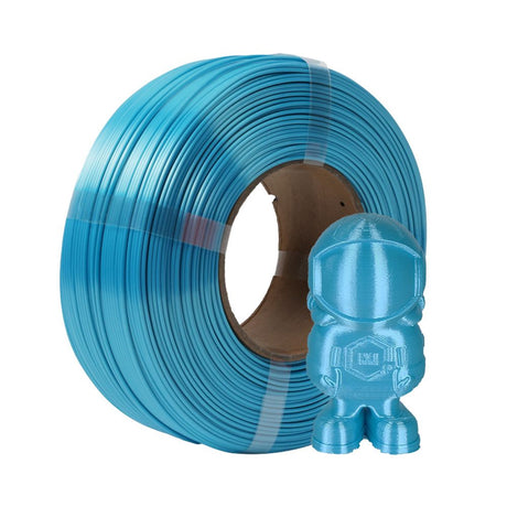 R3D - PLA High-speed - Bleu Soie (Silk Blue) - 1,75 mm - 1 kg Refill