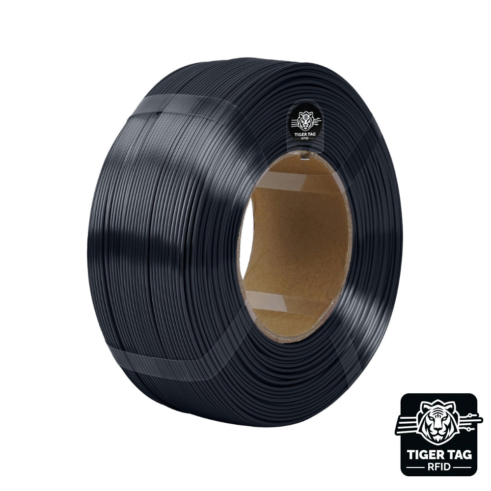 R3D - PLA High-speed - Noir Soie (Silk Black) - 1,75 mm - 1 kg Refill avec RFID TigerTag