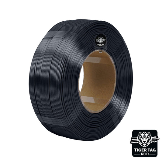 R3D - PLA High-speed - Noir Soie (Silk Black) - 1,75 mm - 1 kg Refill avec RFID TigerTag