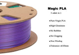 R3D - PLA Magic Silk Tricolore - Vert/Violet/Cuivre (GreenPurpleCopper) - 1,75 mm - 1 kg