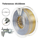 R3D - PLA Magic Silk - Or & Argent (Gold-Silver) - 1,75 mm - 1 kg