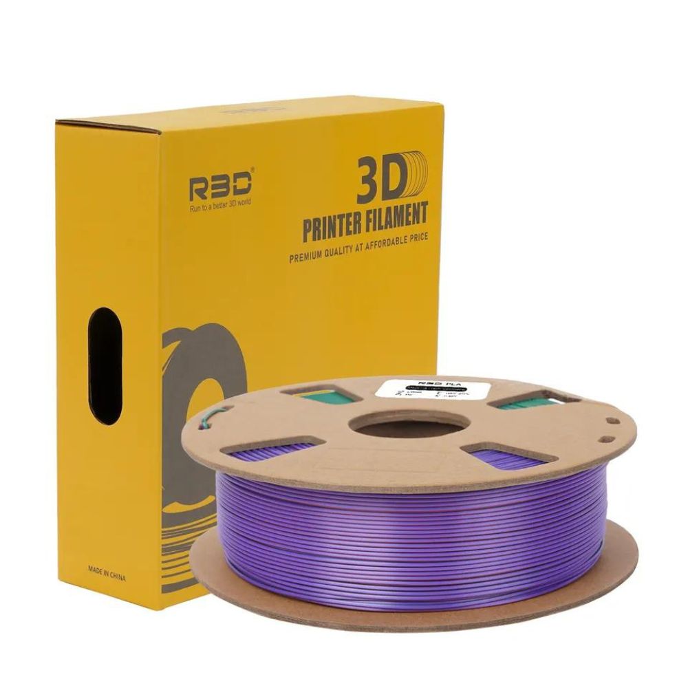 R3D PLA Magic Silk Tricolore Vert/Violet/Cuivre