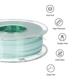 R3D - PLA Magic Silk - Vert & Blanc (Green-White) - 1,75 mm - 1 kg