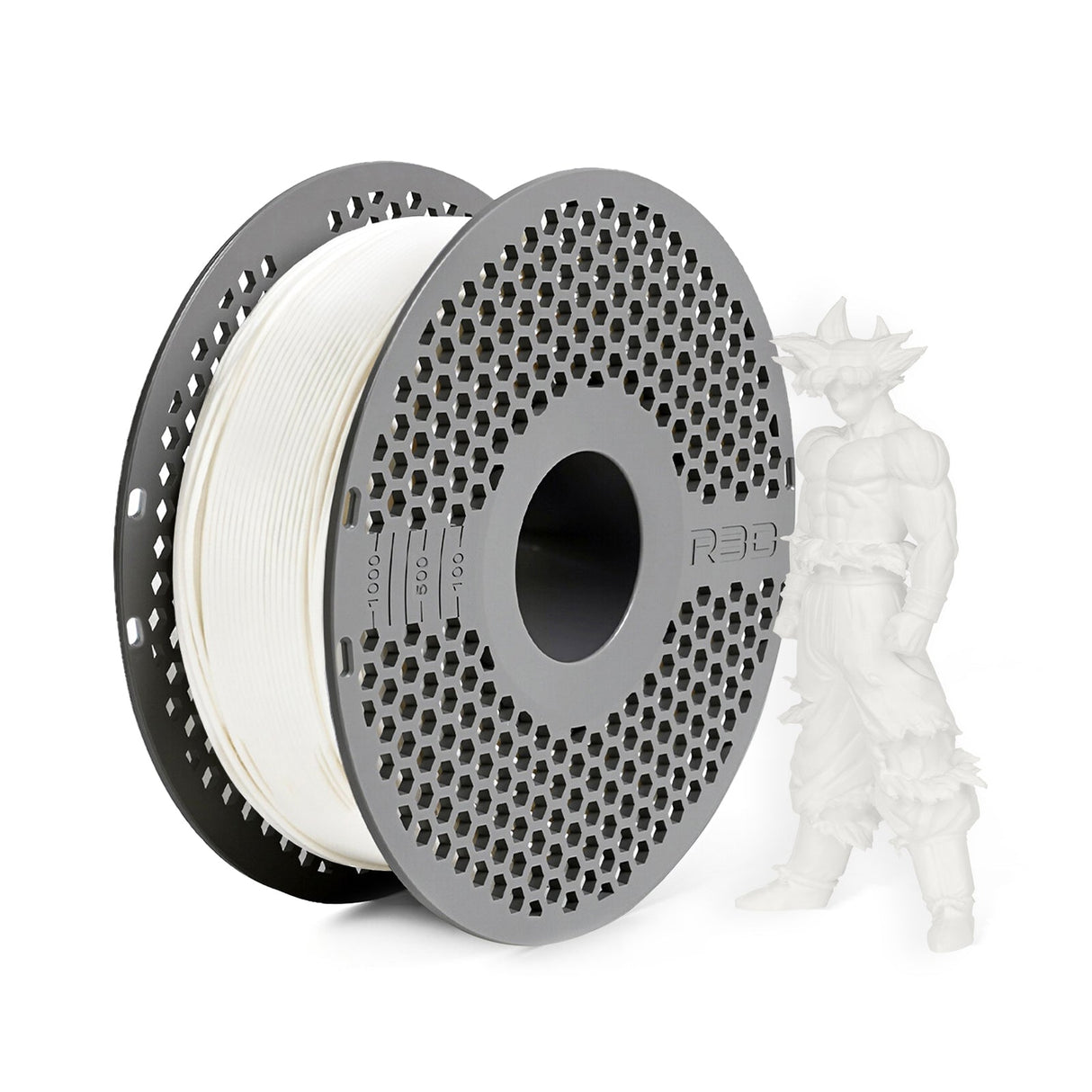 R3D - PLA High-speed - Blanc (White) - 1,75 mm - 1 kg