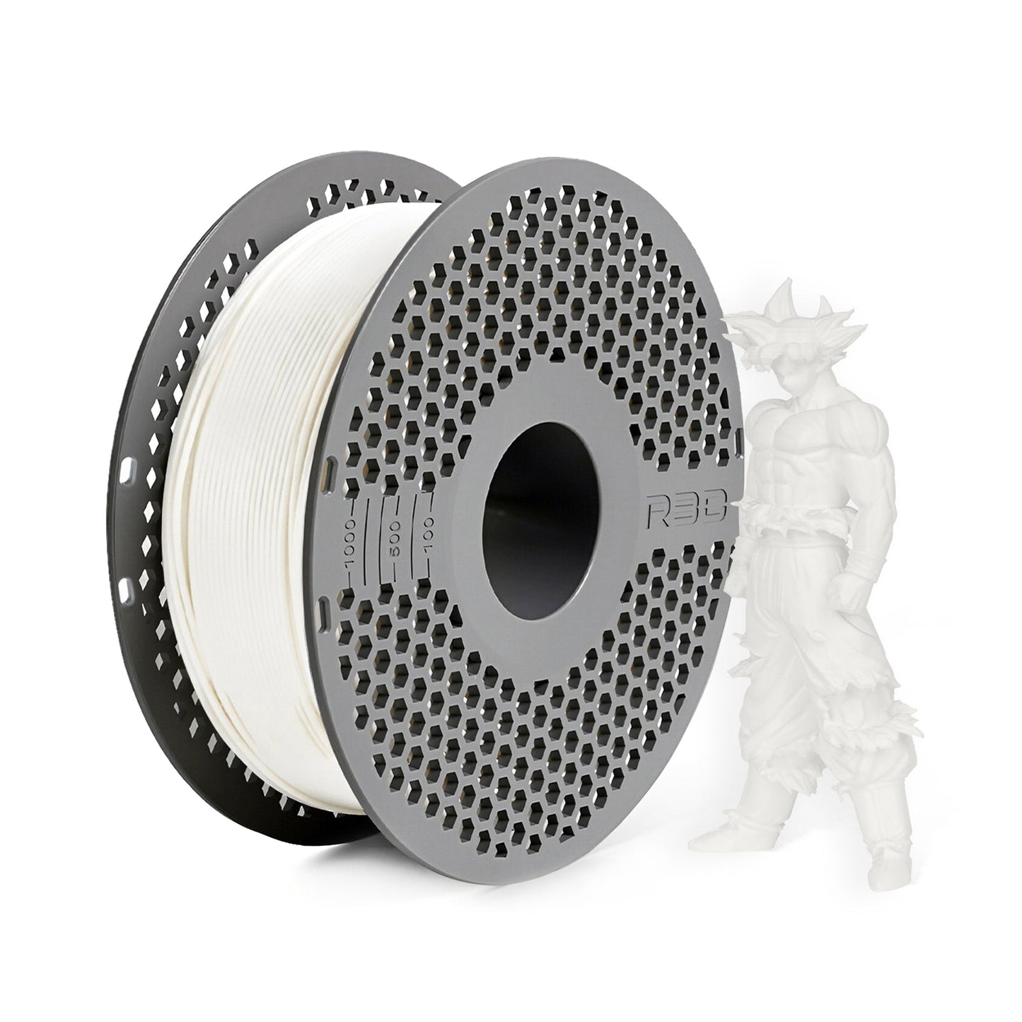 R3D - PLA High-speed - Blanc (White) - 1,75 mm - 1 kg