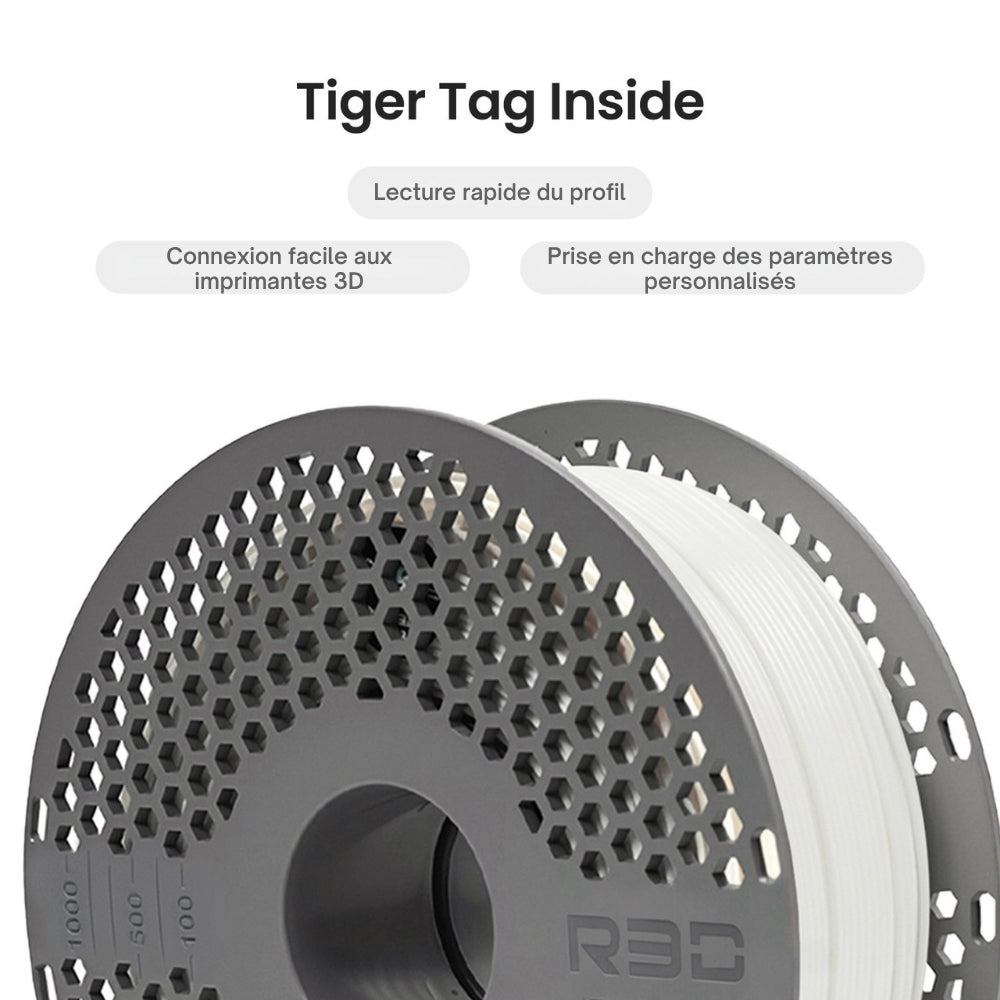 R3D - PETG High-Speed - Blanc (White) - 1,75 mm - 1 kg