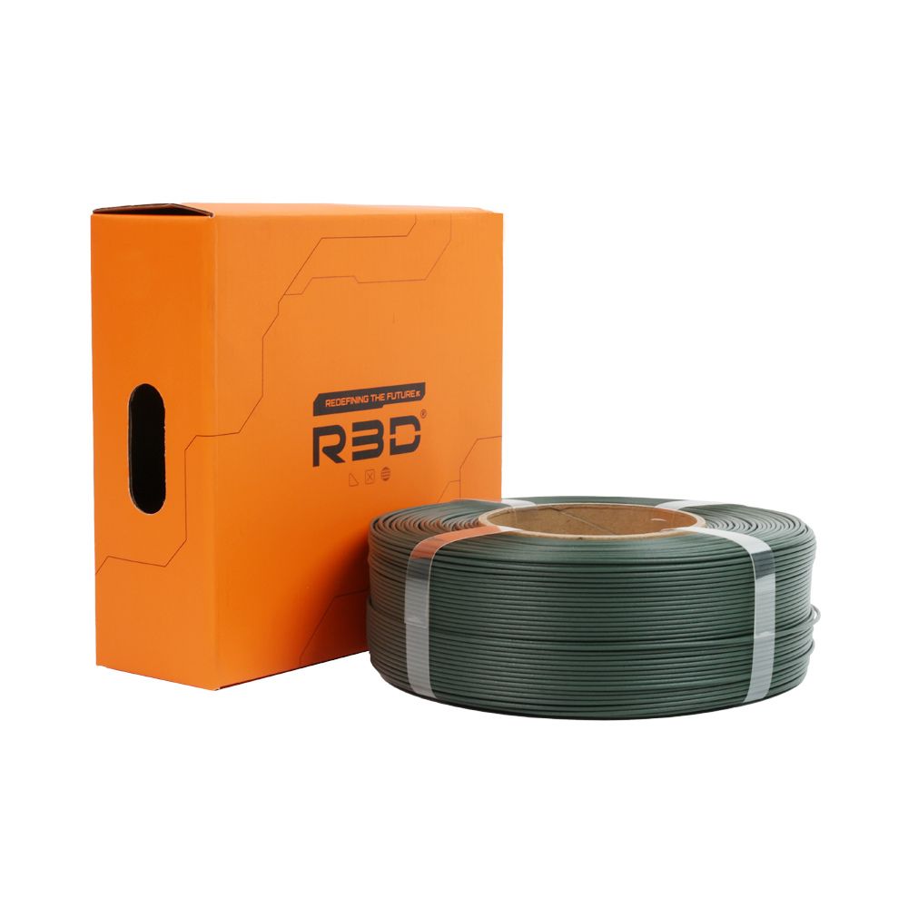 R3D - PETG High-speed Carbon - Vert Olive (Olive Green) - 1,75 mm - 1 kg Refill