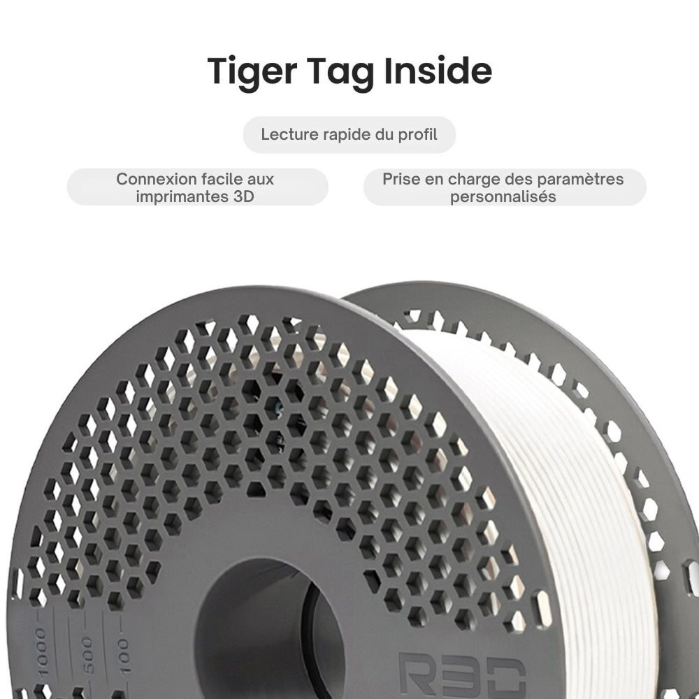 R3D - PLA High-speed - Blanc (White) - 1,75 mm - 1 kg