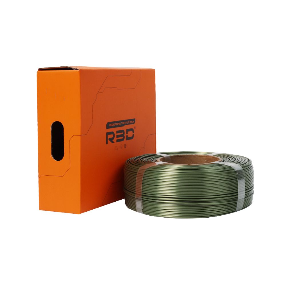 R3D - PLA High-speed - Bronze Soie (Silk Bronze) - 1,75 mm - 1 kg Refill