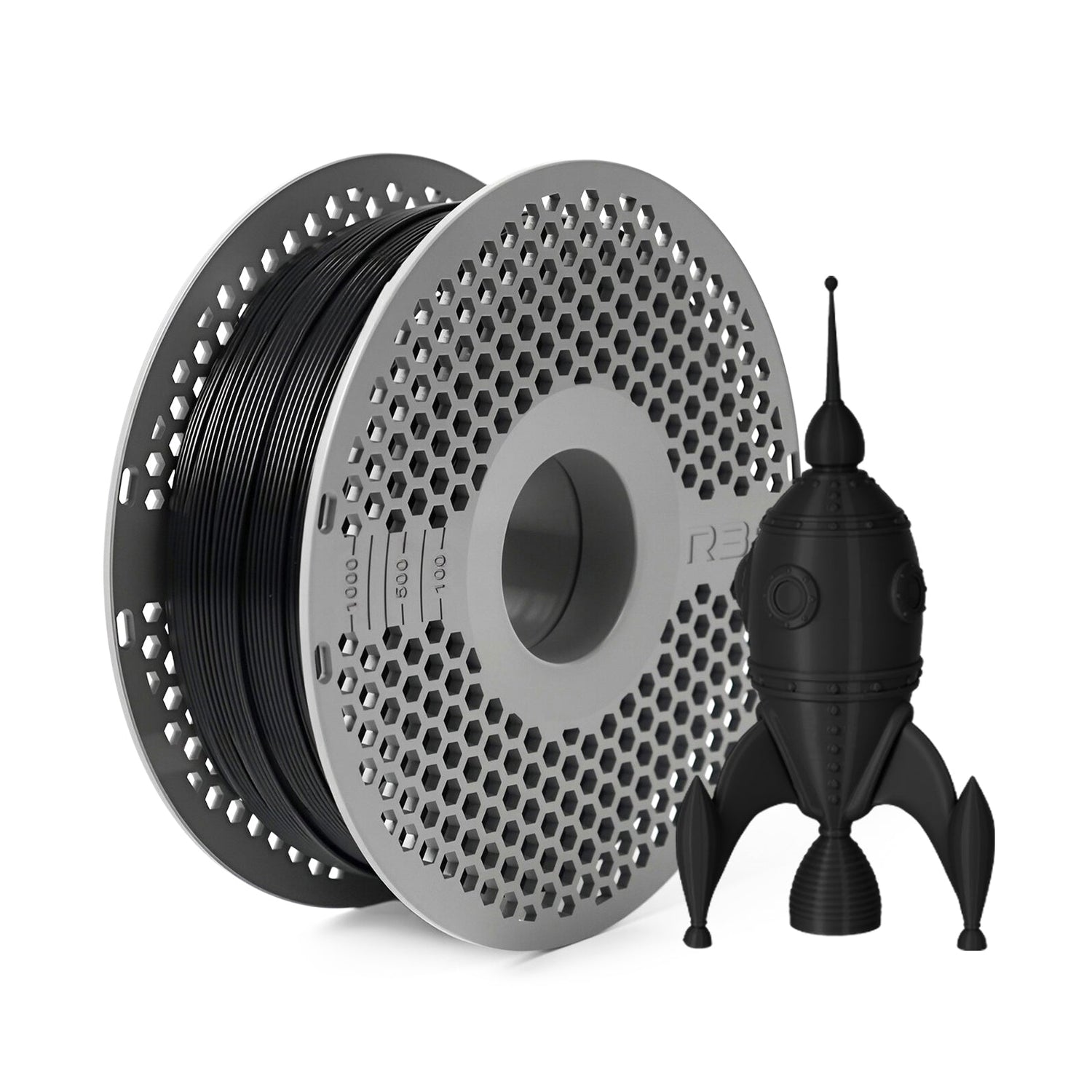 R3D - PLA High-speed - Noir (Black) - 1,75 mm - 1 kg