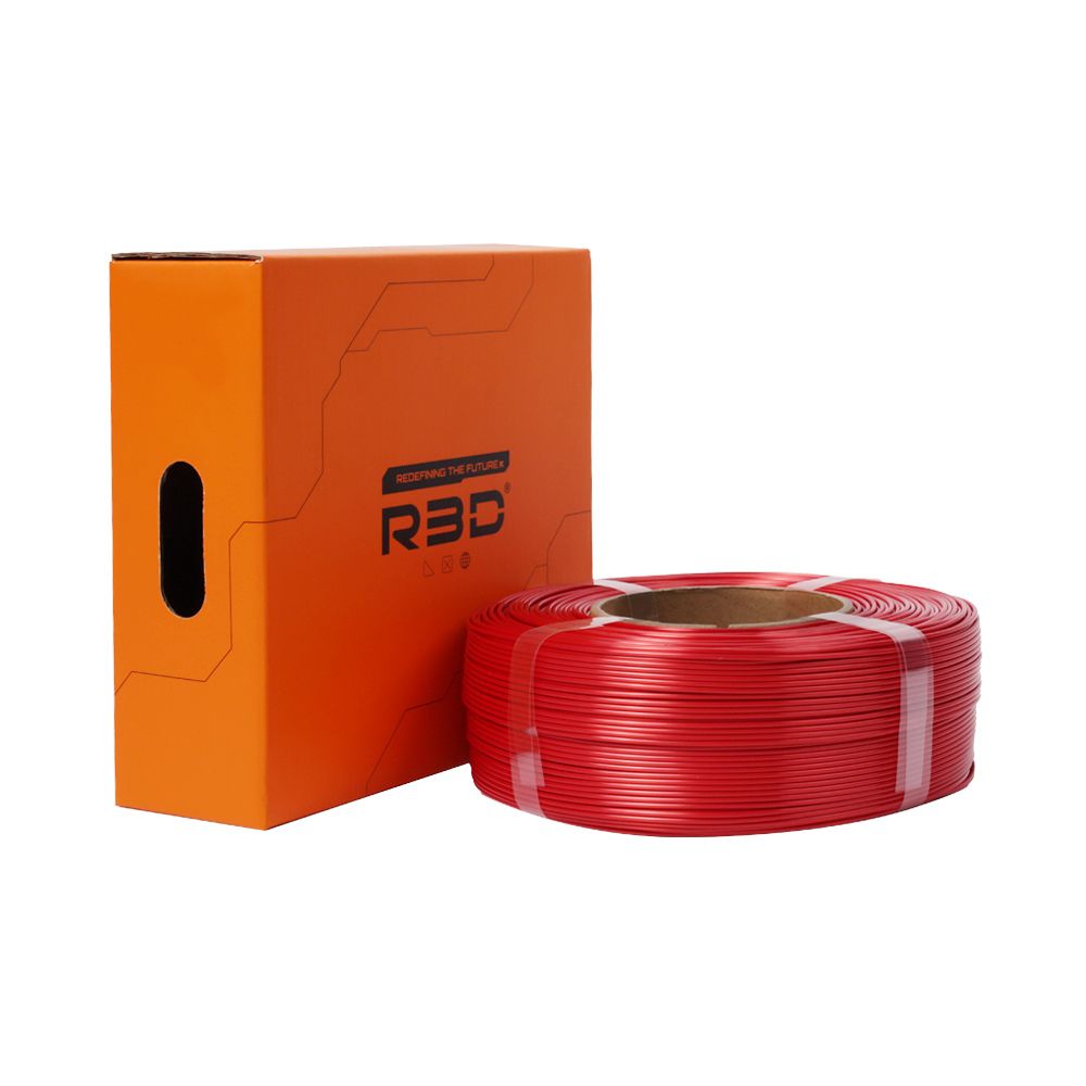 R3D - PLA High-speed - Rouge Soie (Silk Red) - 1,75 mm - 1 kg Refill