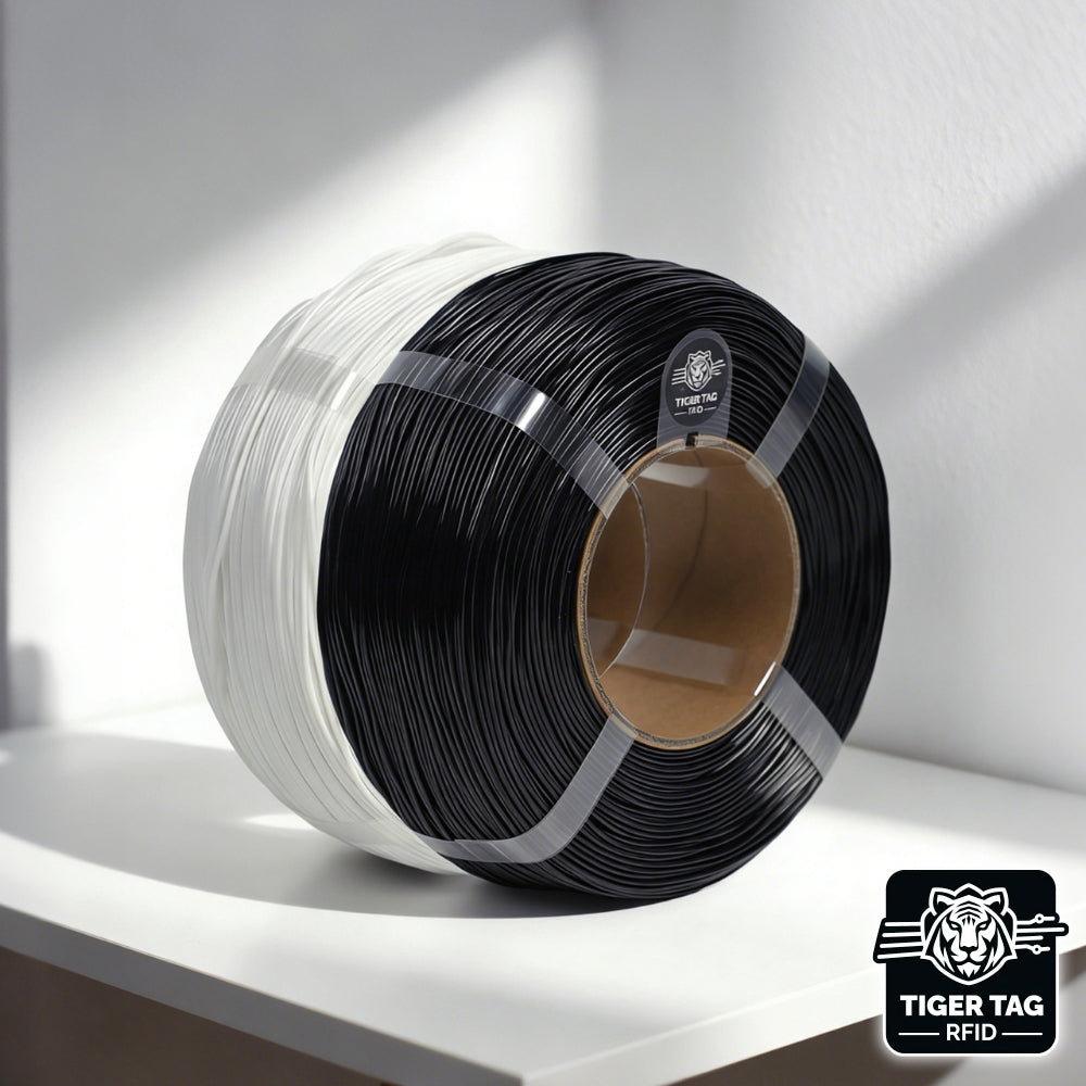 R3D - TPU - Noir (Black) - 1,75 mm - 1 kg - Refill avec RFID TigerTag